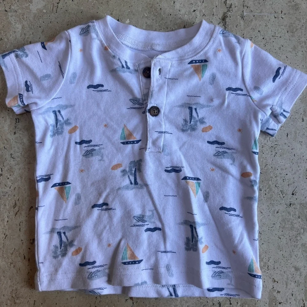 Baby Boy 12 Month Jeans, Pants, Joggers and T-shirt Bundle 5 Piece